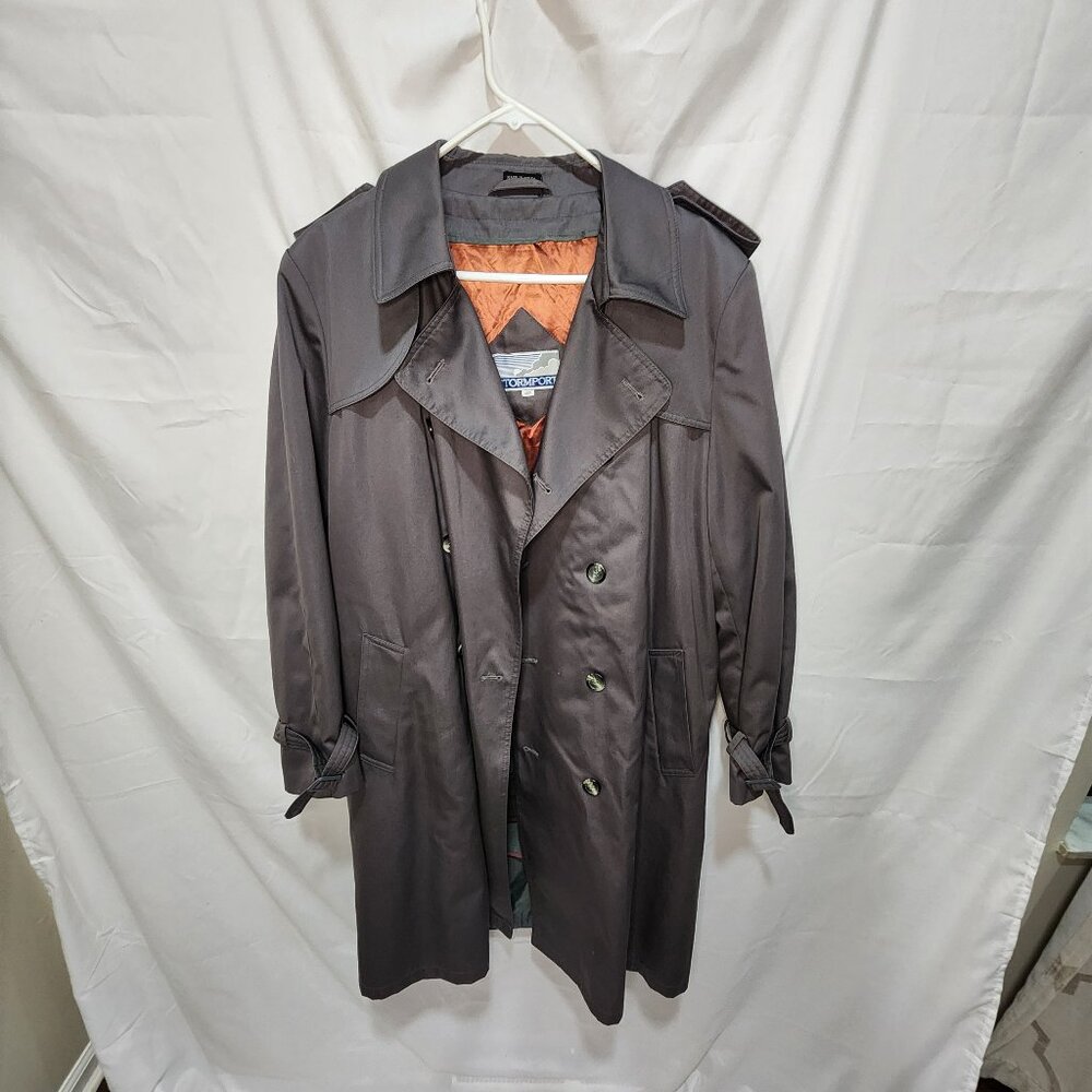 Storm Port gray overcoat, 40 regular